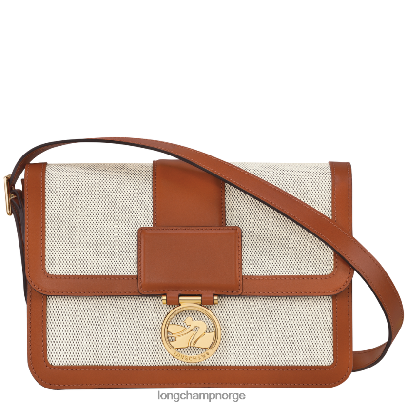 Longchamp box trav crossbody bag m kvinner konjakk FTJ6LL244