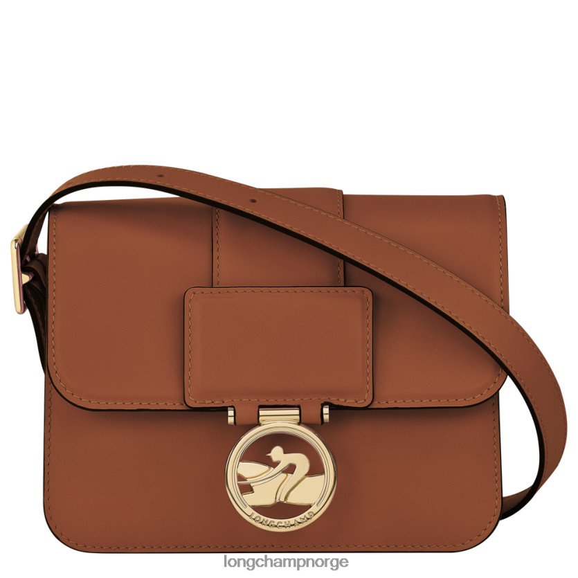 Longchamp box trav crossbody bag s kvinner konjakk FTJ6LL230