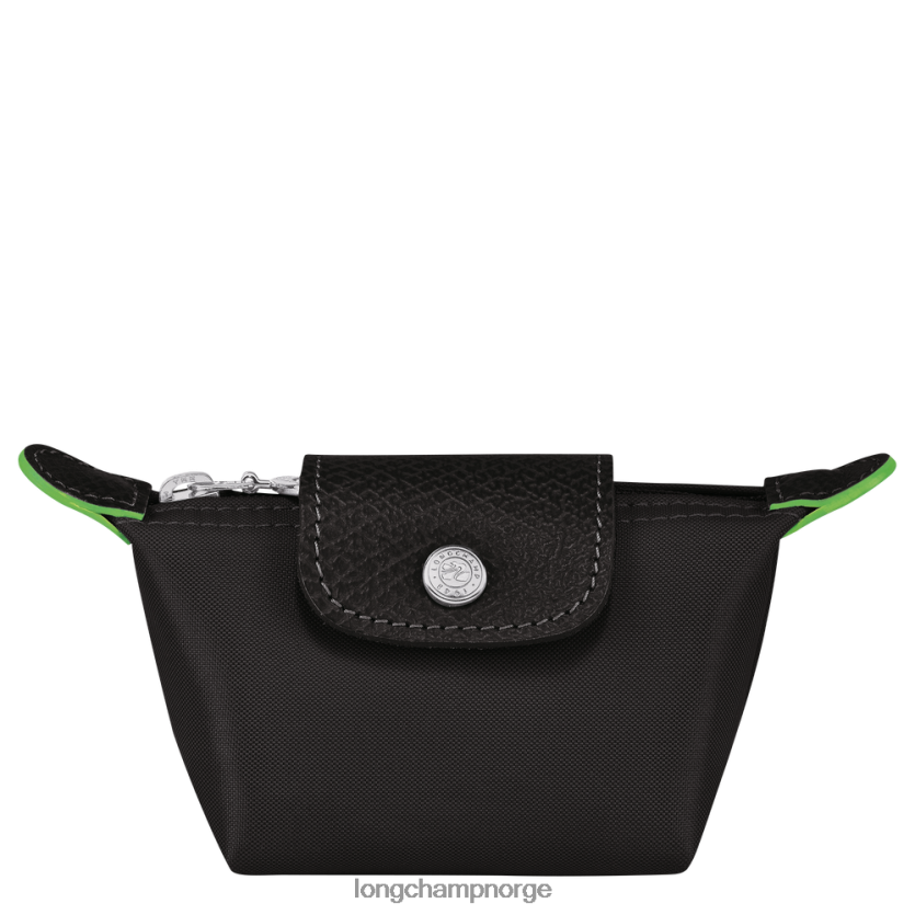 Longchamp le pliage grønn myntpung kvinner svart FTJ6LL506