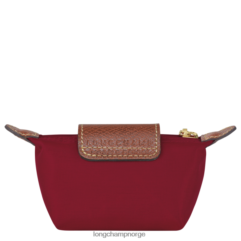 Longchamp le pliage original myntpung kvinner rød FTJ6LL501