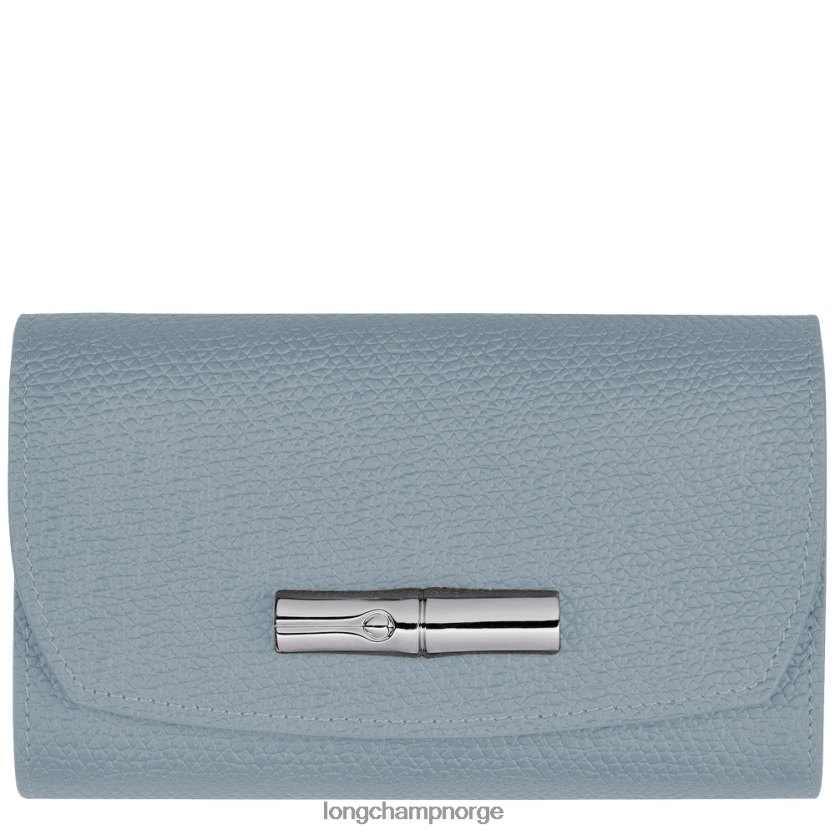 Longchamp roseau lommebok kvinner sky blå FTJ6LL579