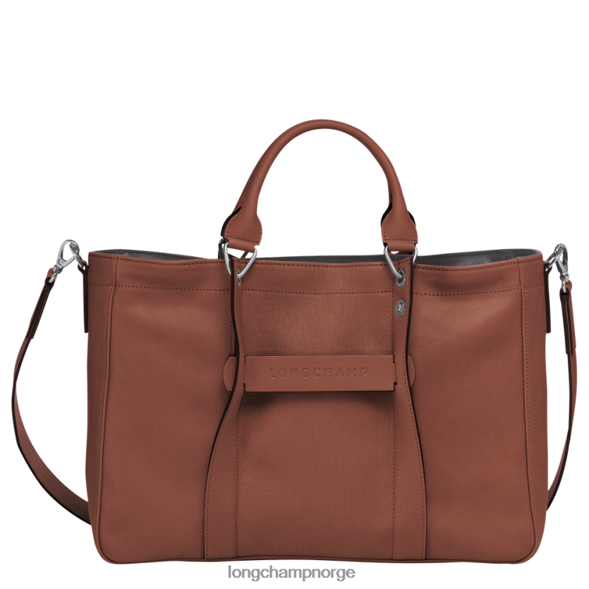 Longchamp 3d håndveske l kvinner konjakk FTJ6LL185