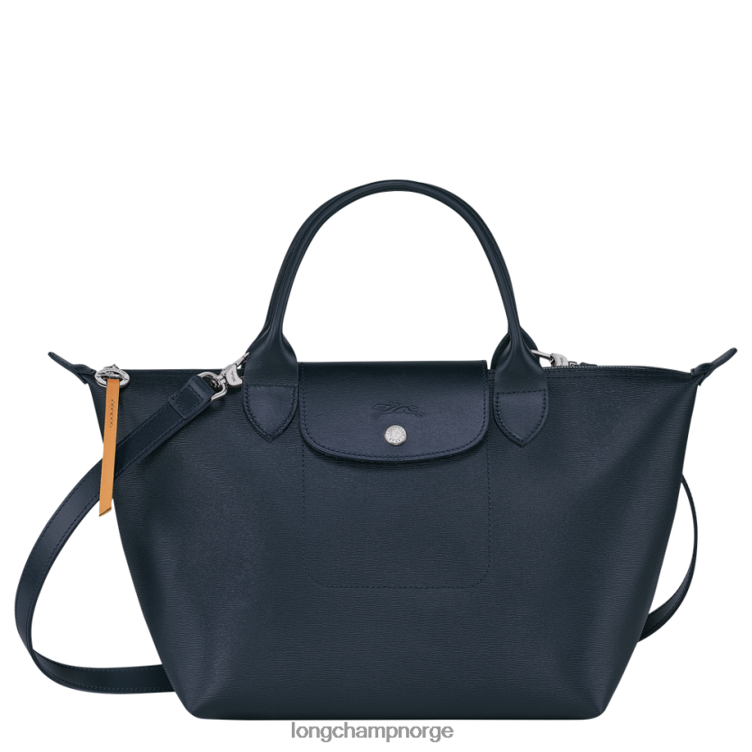 Longchamp le pliage city top håndtak bag s kvinner marinen FTJ6LL88