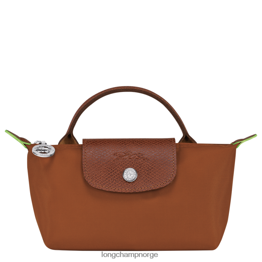 Longchamp le pliage grønn veske med håndtak kvinner konjakk FTJ6LL671