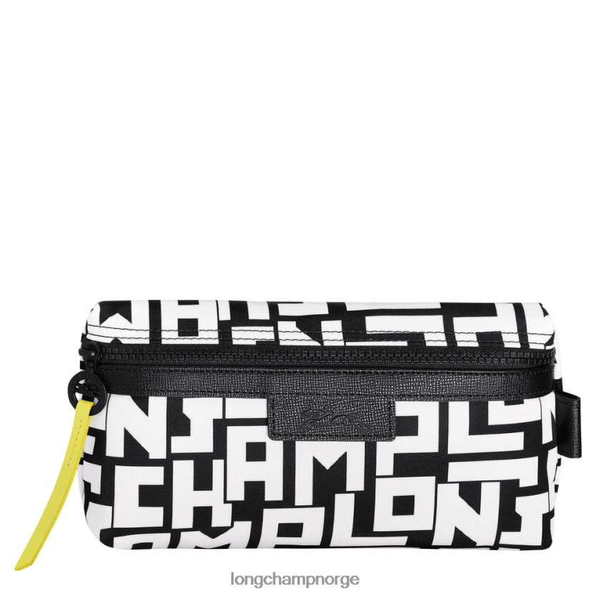 Longchamp le pliage lgp veske kvinner svart hvit FTJ6LL677
