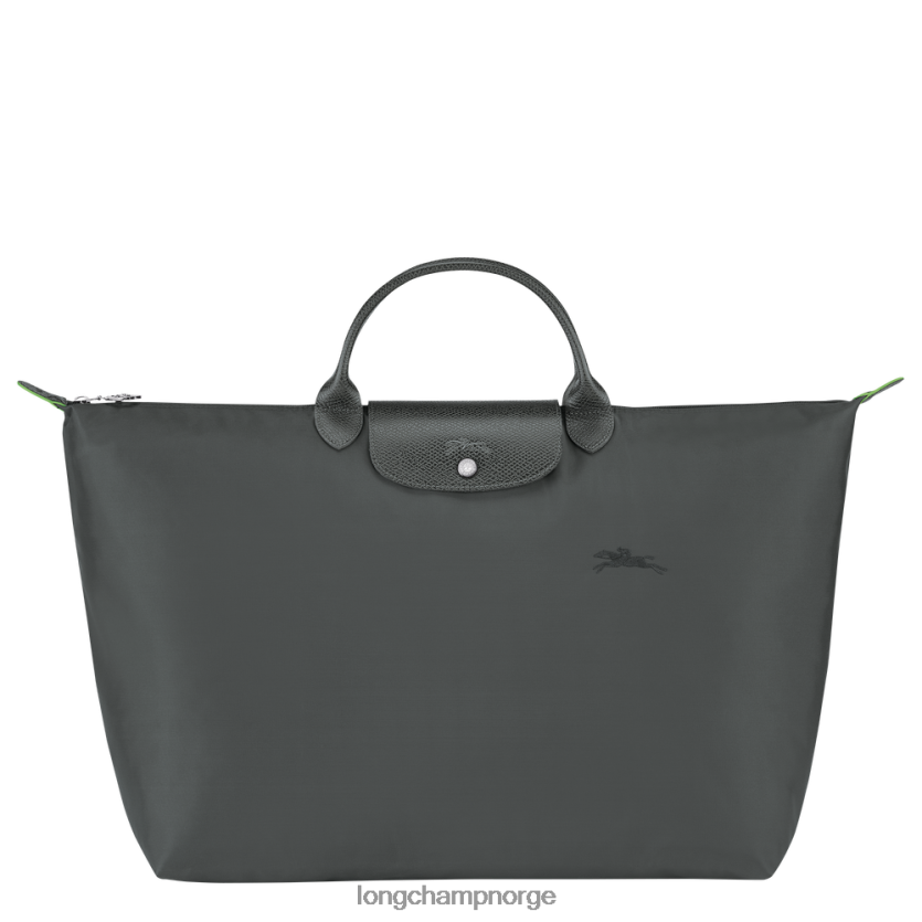 Longchamp le pliage grønn reiseveske s kvinner grafitt FTJ6LL789