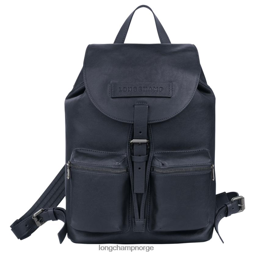 Longchamp 3d ryggsekk m kvinner midnatt blå FTJ6LL454