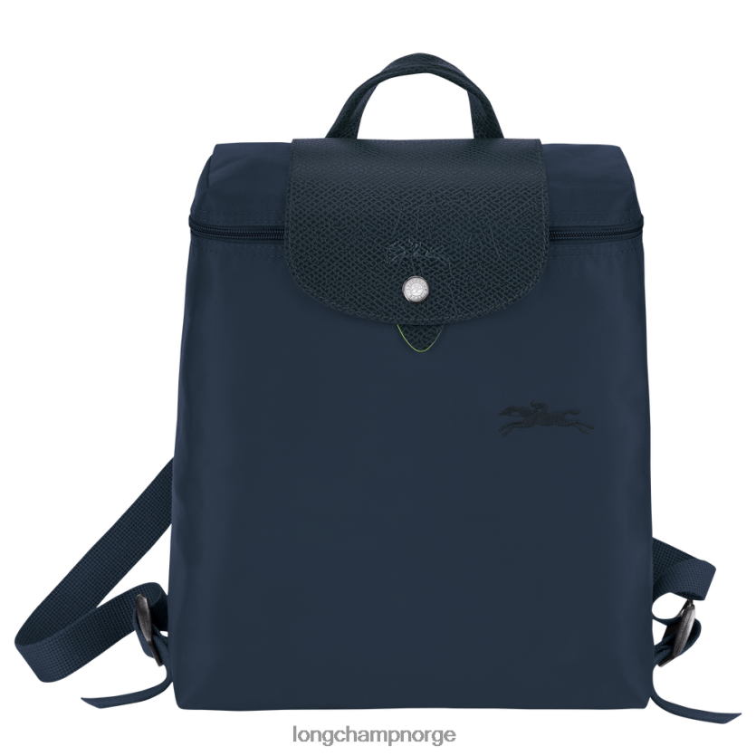 Longchamp le pliage grønn ryggsekk kvinner marinen FTJ6LL438