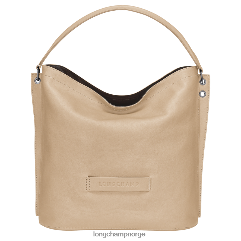 Longchamp 3d hobo bag l kvinner beige FTJ6LL399