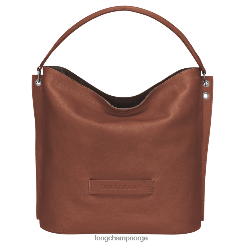 Longchamp 3d hobo bag l kvinner konjakk FTJ6LL402