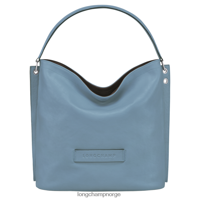Longchamp 3d hobo bag l kvinner skifer FTJ6LL400