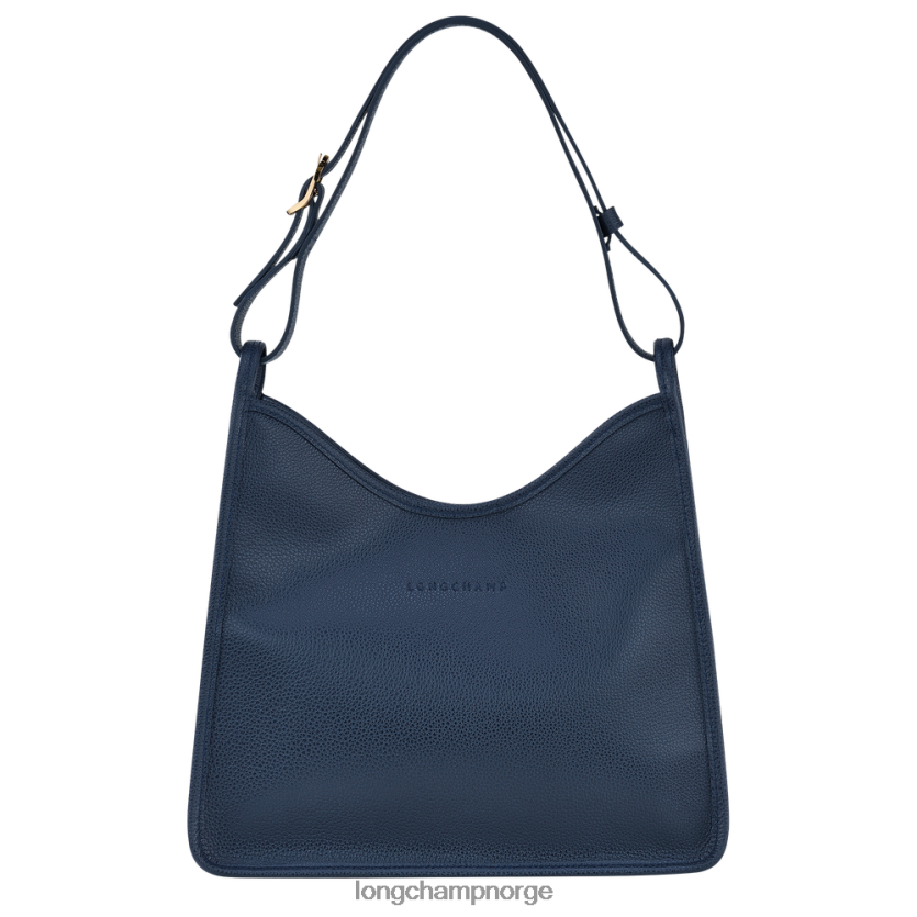 Longchamp le foulonne hobo bag m kvinner marinen FTJ6LL391