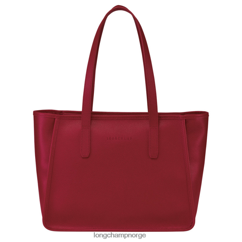 Longchamp le foulonne tote bag l kvinner rød FTJ6LL386