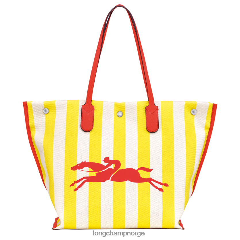 Longchamp roseau essensiell veske l kvinner gul/hvit FTJ6LL364