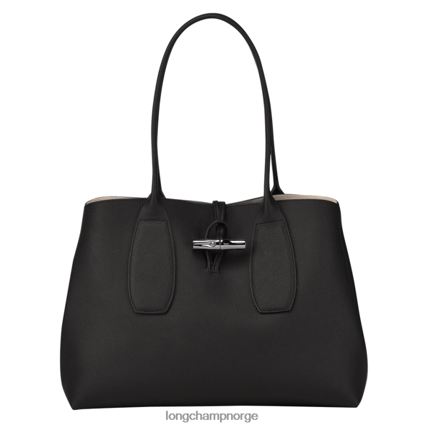 Longchamp roseau tote bag l kvinner svart FTJ6LL368