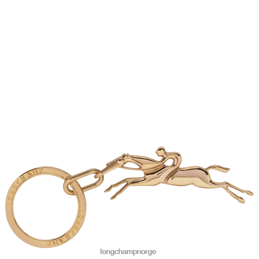 Longchamp cavalier nøkkelringer kvinner veldig blekt gull FTJ6LL747