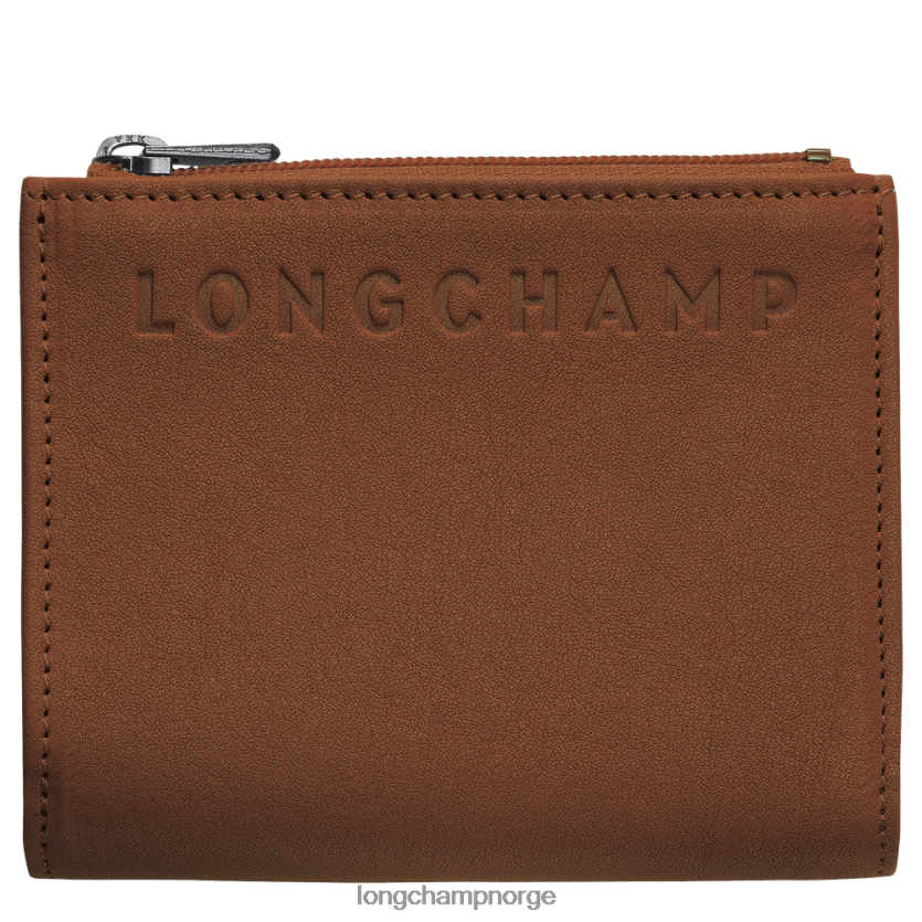 Longchamp 3d lommebok menn konjakk FTJ6LL625