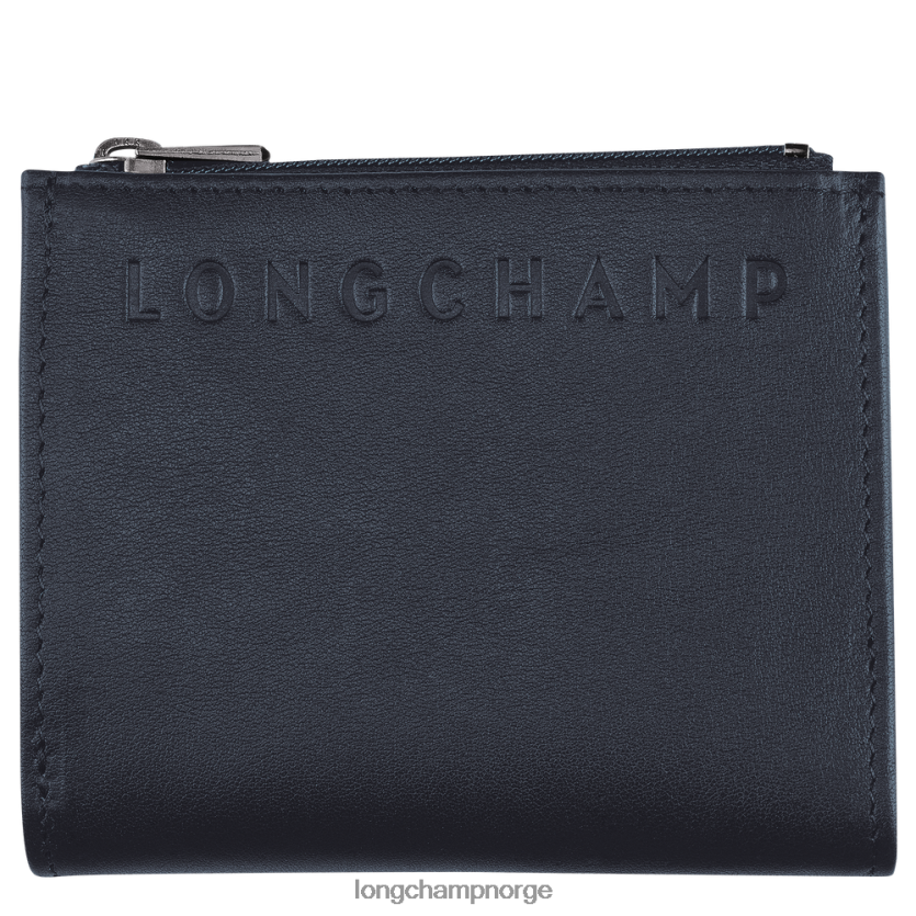 Longchamp 3d lommebok menn midnatt blå FTJ6LL626