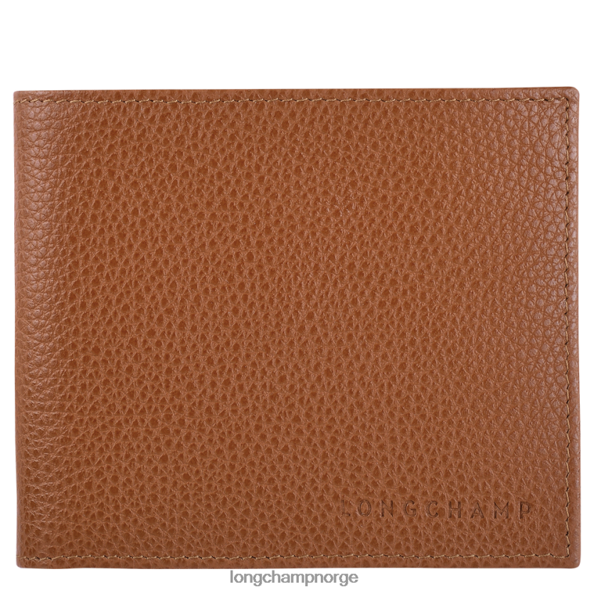 Longchamp le foulonne lommebok menn karamell FTJ6LL629