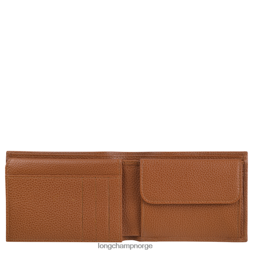 Longchamp le foulonne lommebok menn karamell FTJ6LL635