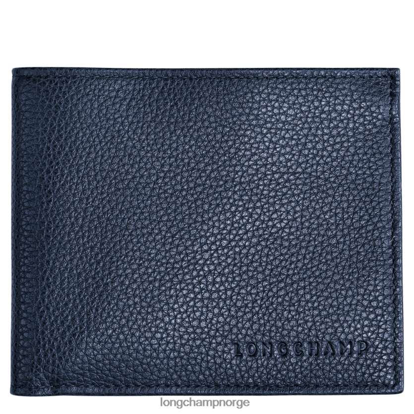 Longchamp le foulonne lommebok menn marinen FTJ6LL628