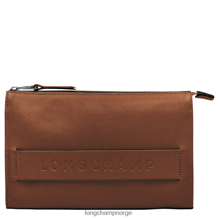 Longchamp 3d veske menn konjakk FTJ6LL723