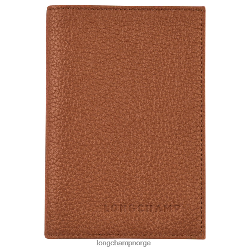 Longchamp le foulonne passdeksel menn karamell FTJ6LL726