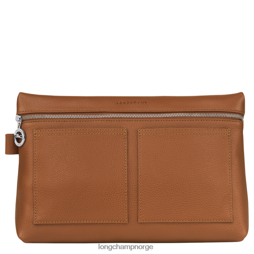 Longchamp le foulonne toalettmappe menn karamell FTJ6LL822